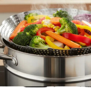 Cesto Cozimento Vapor Inox