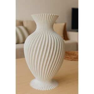 Vaso Decorativo Plástico 25cm - Flores Artificiais