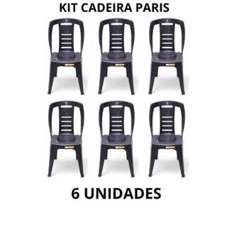 Cadeira Pl?stico Resistente 6 Cadeiras INMETRO 1 Cadeira Plástico Resistente 6 Cadeiras INMETRO