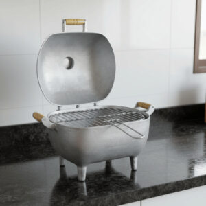 Churrasqueira Portátil Alumínio Fundido