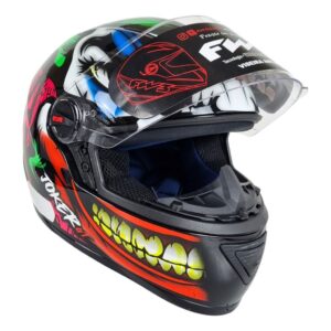 Capacete Fechado Moto GTN Joker Coringa Preto