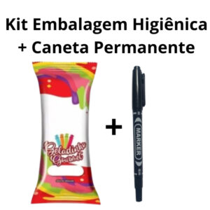 Embalagens BOPP 250un + Caneta para Geladinho