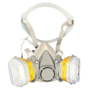 Respirador Pintura 6200 + Filtros Carvão Ativo