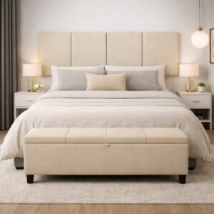 Cabeceira Modulada com Baú Recamier 140cm