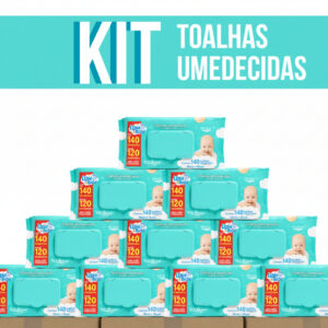 Toalhas Umedecidas Upa Bebê – Lanolina 140 Unidades