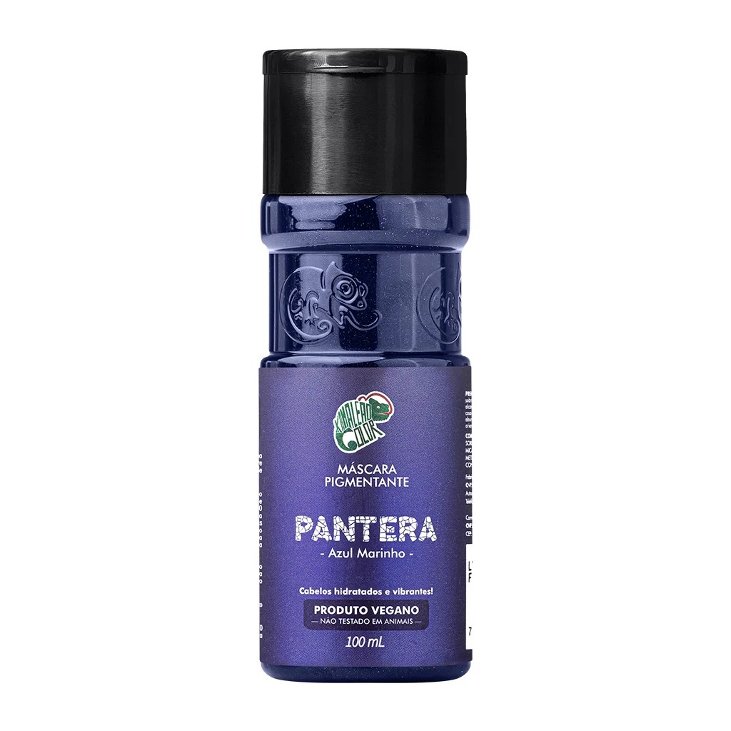 M?scara Pigmentante Kamale?o Pantera Preta 100ml 1 Máscara Pigmentante Kamaleão Pantera Preta 100ml
