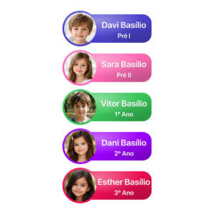 Etiquetas Escolares Personalizadas com Foto e Nome