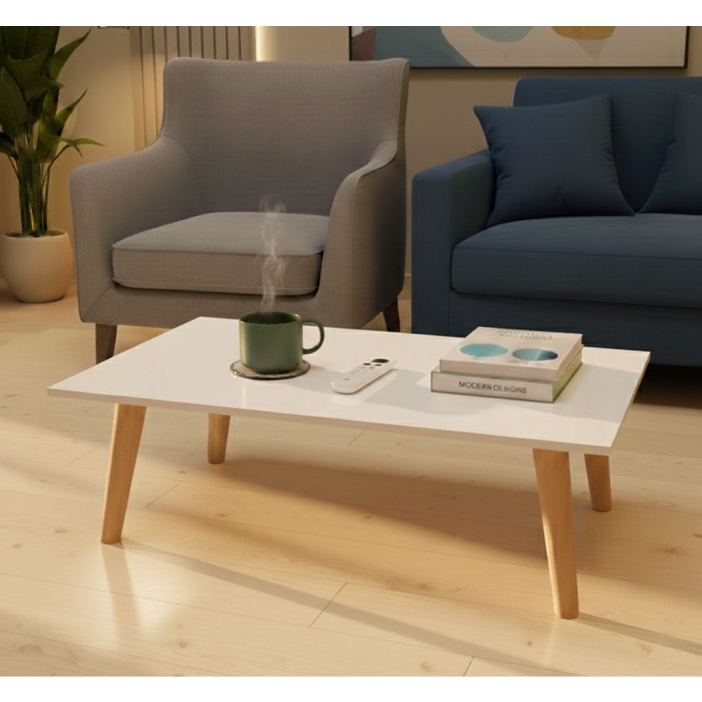 Mesa Centro Madeira Maci?a Pinus 90x30cm 1 Mesa Centro Madeira Maciça Pinus 90x30cm