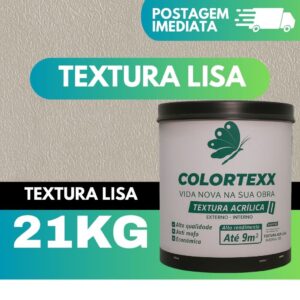 Textura Acrílica Lisa 21kg - Parede Interna/Externa