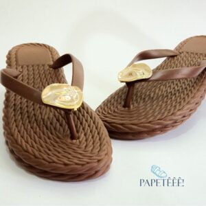 Chinelo Trançado Feminino Leve e Confortável