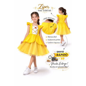 Fantasias Princesas Disney (Bela, Elsa, etc.)