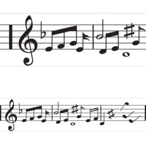 Faixa Adesiva Notas Musicais Infantil
