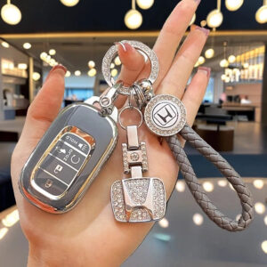 Capa Chave Honda Couro TPU