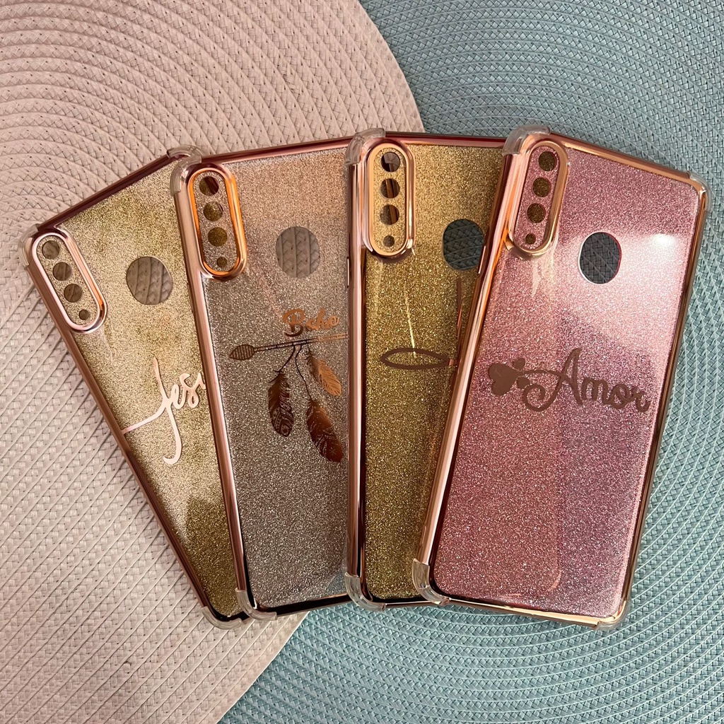 Capinha Metalizada Brilhosa Samsung A20s 1 Capinha Metalizada Brilhosa Samsung A20s