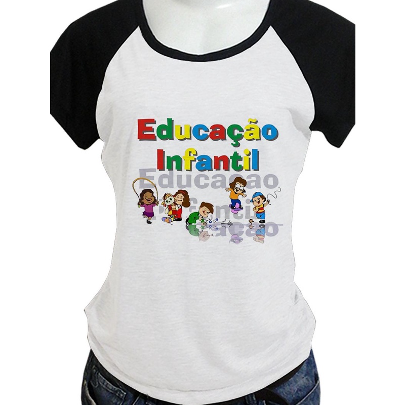 Camiseta Profiss?o Educa??o Infantil 1 Camiseta Profissão Educação Infantil