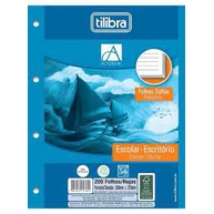 Bloco Fichário Universitário A4 Azul 200 Fls