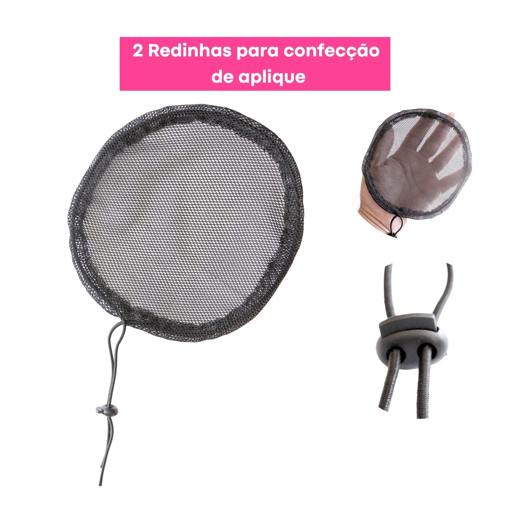 Rede para Confec??o de Aplique Cabelo 1 Rede para Confecção de Aplique Cabelo