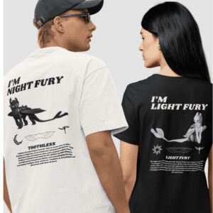 Kit Casal Como Treinar seu Dragão - Masculino/Feminino