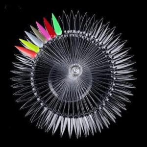 Mostruário Argolas 50 Cores Transparente