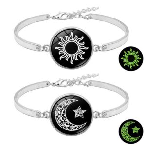 Pulseira Luminosa Casal Sol e Lua