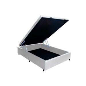 Cama Box Baú Casal Courano White 138x188cm