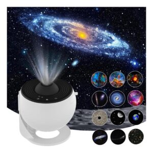 Projetor de Luz Noturna Estrelas Galáxia