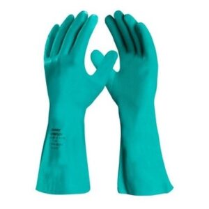 Luva Nitrílica Resistente Químicos Segurança