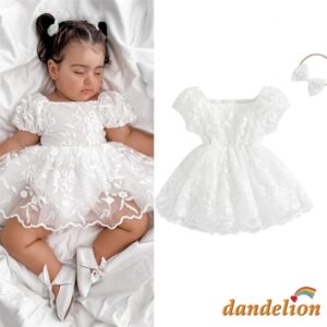 Macacão Bebê Infantil Flores Bordado