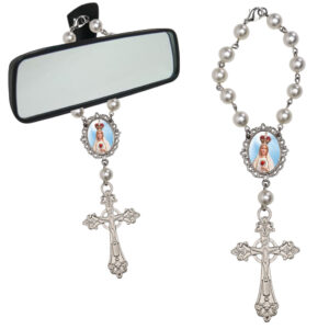 Terço para Retrovisor – Nossa Senhora de Fátima