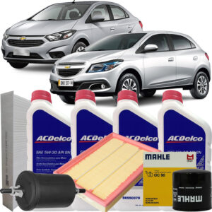 Óleo Sintético 5W30 Onix Prisma + Kit Filtros