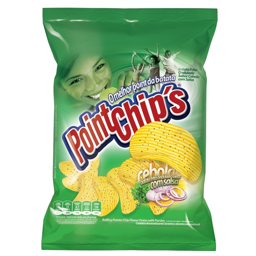 Batata Chips Point Cebola e Salsa 30g 1 Batata Chips Point Cebola e Salsa 30g