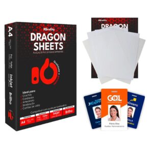 Placas PVC e Folhas Impressas A4 Jato de Tinta