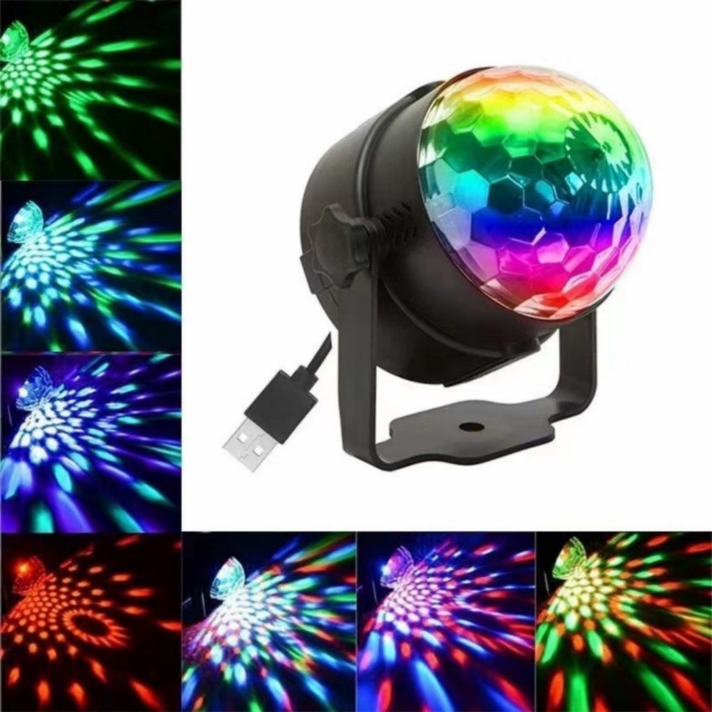 Luz LED Colorida para Festa RGB 1 Luz LED Colorida para Festa RGB