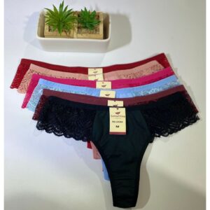 Calcinhas Fio Dental e Renda - Kit 10 Peças