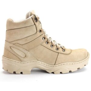 Bota Coturno Militar Couro Cano Curto