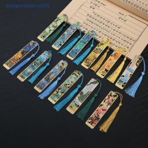 Marcador de Livro Floral Vintage Metal