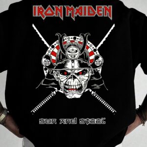 Camiseta Oversized Algodão Banda Rock Branca/Preta