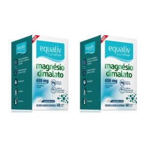 Magnésio Dimalato Equaliv - Kit 2 Cápsulas