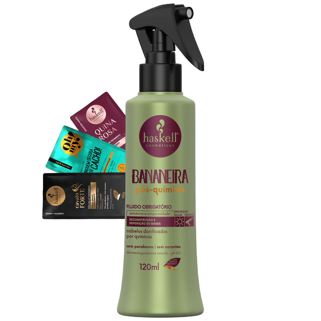 Fluido Haskell Pós Química Bananeira 120ml 1 Fluido Haskell Pós Química Bananeira 120ml