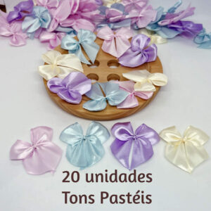 Laços de Cetim Colorido 5cm - 20 Unidades