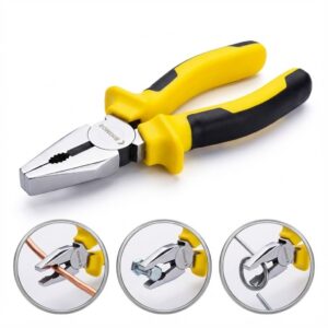 Alicate Universal Cabo Emborrachado Profissional