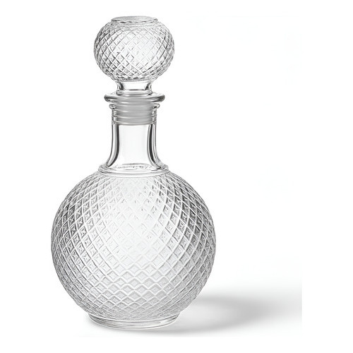 Garrafa Licoreira Whisky Vidro Lapidado 700ml 1 Garrafa Licoreira Whisky Vidro Lapidado 700ml
