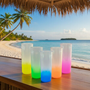 Copos Long Drink 350ml Degradê Personalizáveis