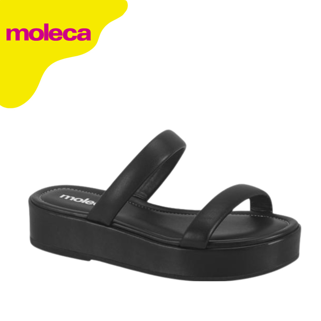 Sand?lia Feminina Moleca 5553.100 Plataforma 1 Sandália Feminina Moleca 5553.100 Plataforma