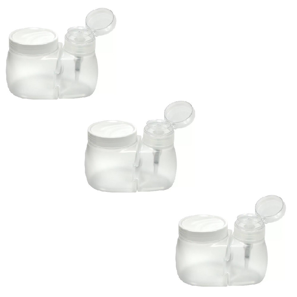 Kit Porta Algod?o e Dosador Acetona Manicure 1 Kit Porta Algodão e Dosador Acetona Manicure
