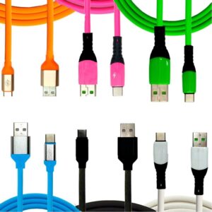 Cabo USB Tipo C 3A - Carregamento Rápido 1m