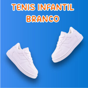 Tênis Infantil Branco DukKids Confortável