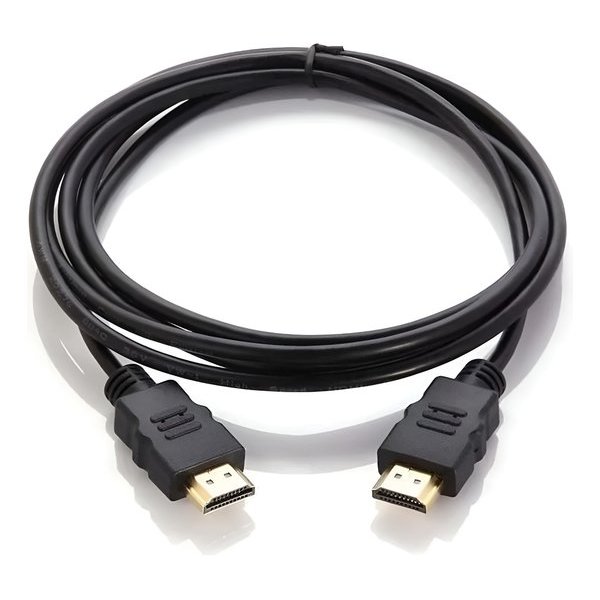 Cabo HDMI 1,8m Reforçado Full HD Gold 1 Cabo HDMI 1,8m Reforçado Full HD Gold