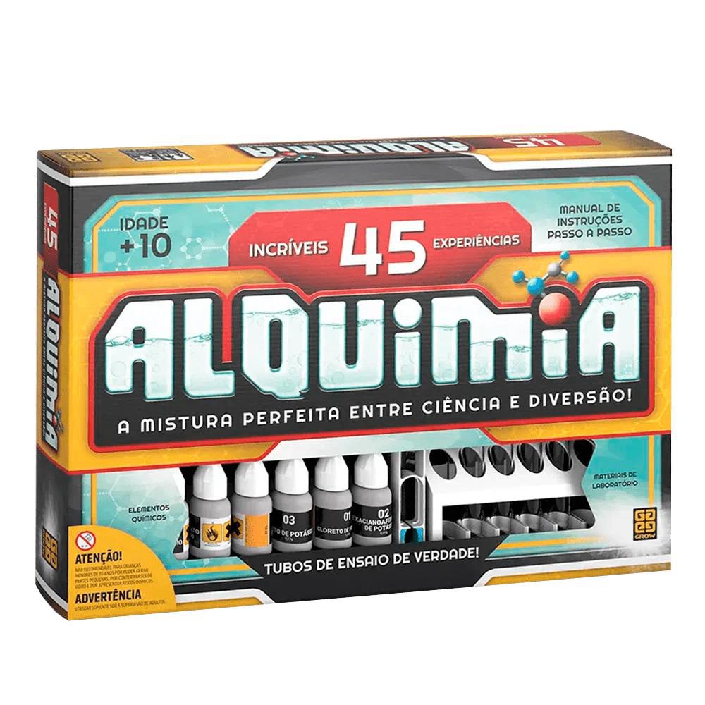Kit Experi?ncias Qu?micas Alquimia - 45 Experi?ncias 1 Kit Experiências Químicas Alquimia - 45 Experiências