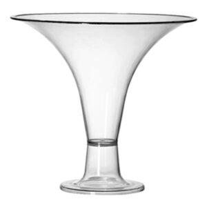 Taça Acrílica Decorativa 1,2L Três Triângulos